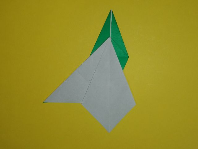 クジャクの折り方12